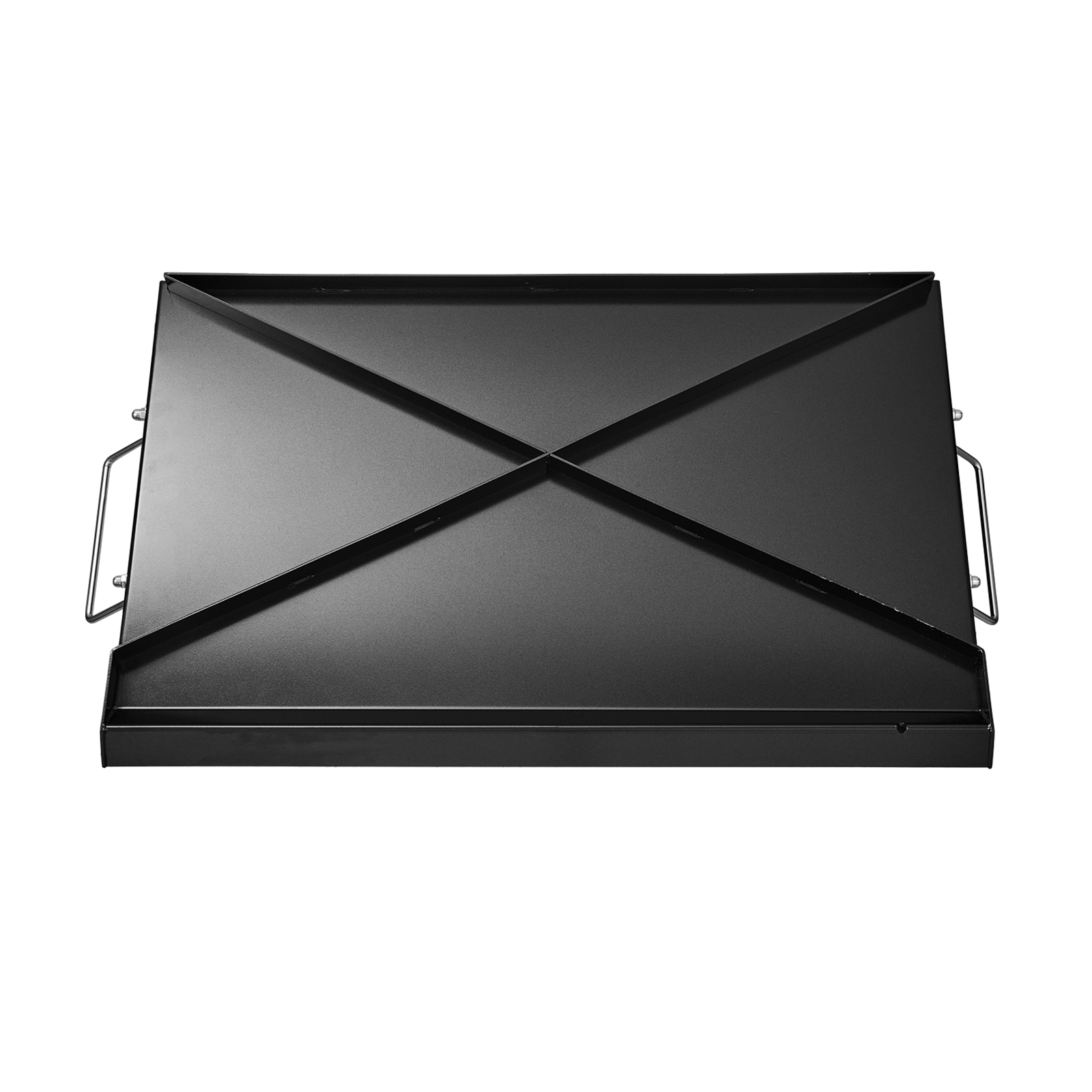 24x16 In Flat Top Griddle Carbon Steel Universal BBQ Grill Pan Cookware_voghion.com
